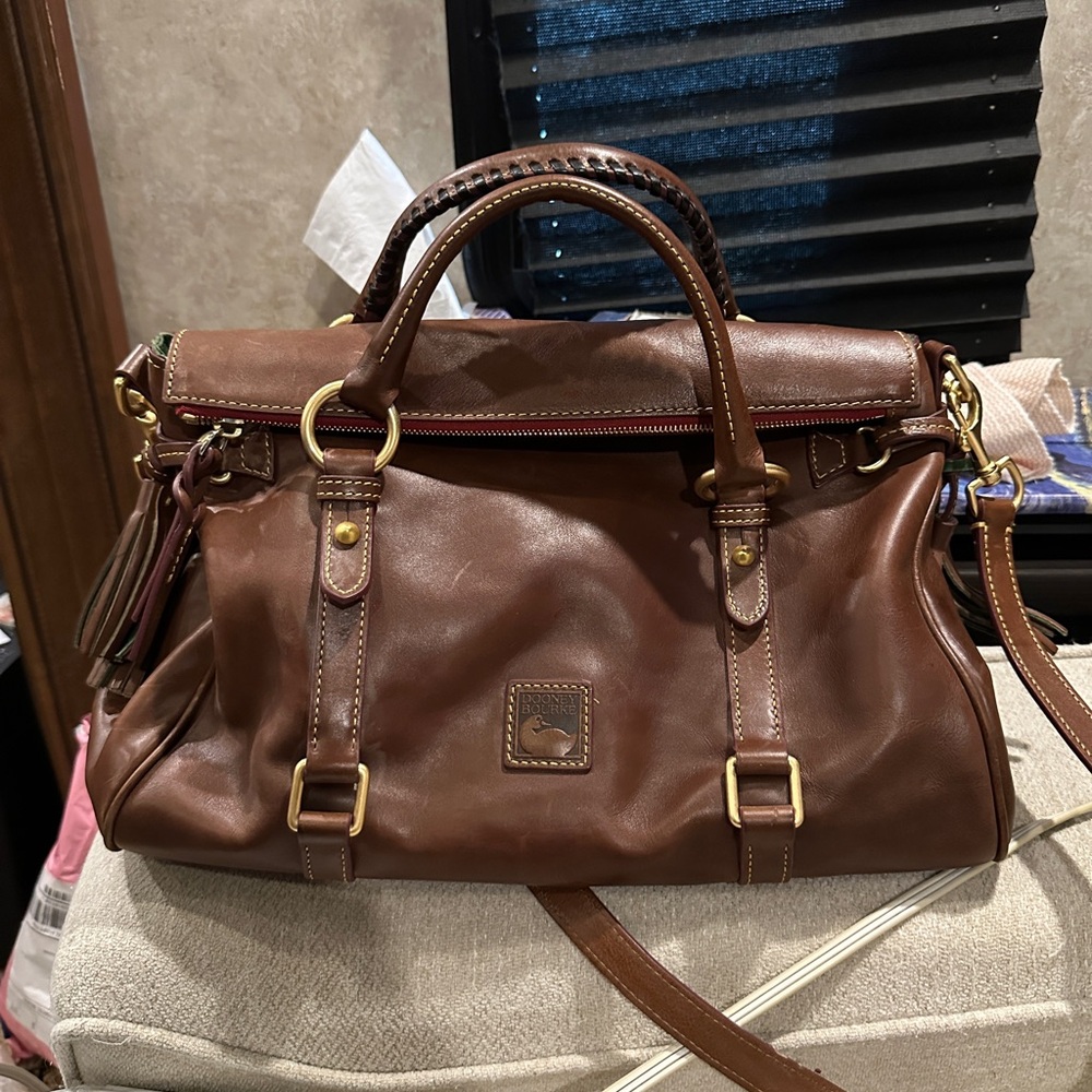 Dooney & Bourke Florentine Leather Satchel